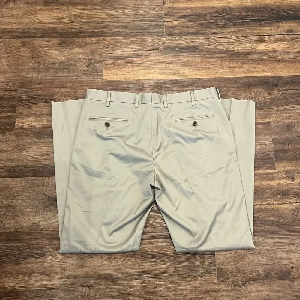 Nordstrom Mens Tan Slim Fit Trousers